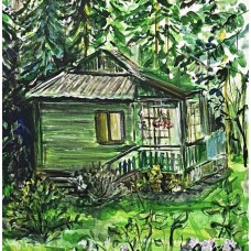 “Country House and Garden” – Original Ukrainian Landscape Painting, Acrylic on Canvas | Marina Stognieva “Country House and Garden” – Original Ukrainian Landscape Painting, Acrylic on Canvas | Marina Stognieva